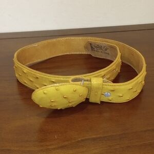 Vaquero Tan Leather Belt, Size 32 - Vintage!
